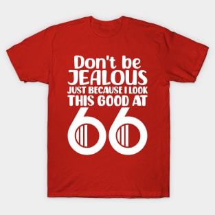 Don't Be Jealous Just Because I Look This Good At 66 T-Shirt